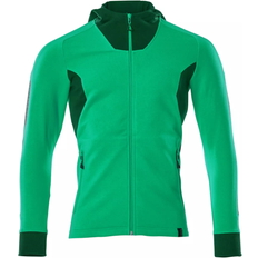 Mascot 18584-962 Accelerate Hoodie with Zipper - Grass Green/Green