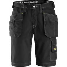 Snickers Workwear 3023 Craftsmen Holster Pocket Rip Stop Shorts - Black