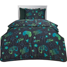 OHS Coverless 10.5 Tog Gaming Pillowcase Quilt Soft Warm Bedding Set