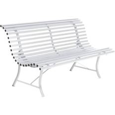 Fermob Louisiane 150cm - Cotton White Garden Bench