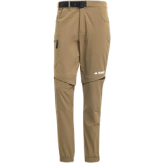 Herre - Syntetisk Bukser & Shorts adidas Terrex Utilitas Hiking Zip-Off bukser Olive Strata