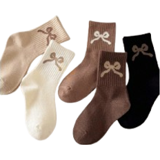 Kids Neutral High Elastic Sports Solid Color Mid-Calf Socks - Autumn/Winter