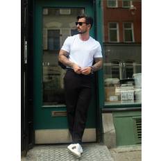 Frank Dandy Byxor & Shorts Frank Dandy Tailored Ease Pants - Black