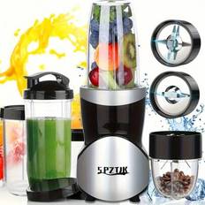 SPZTJK Portable Smoothie Blender Juicer Combo