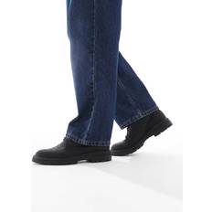 Devin Chunky Lace Up Boots - Black
