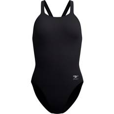 Cut-Out Badetøj Speedo FL Solid Leaderback Badedragt Damer - Sort