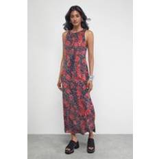 Midi Dresses - Sequins Warehouse Womens Embellished Racer Midi Dress - Multi