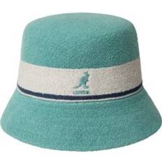 Men - Stripes Headgear Kangol Bermuda Stripe Bucket - Turquoise