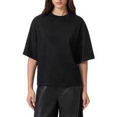 AllSaints T-shirts AllSaints Craneo Amelie Short Sleeve Cotton T-Shirt - Black