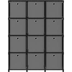 Polyester Skåp vidaXL 12 Cube Förvaringsskåp 103x141cm