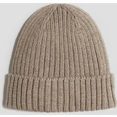 6-9M Accessories H&M Baby Rib-knit Beanie - Beige