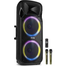 Fenton PA-højtalere Fenton FT212LED MK2 Portable Sound System 2x 12" 1400W