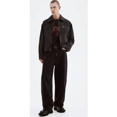 H&M Regular Fit Canvas Jacket - Dark Grey