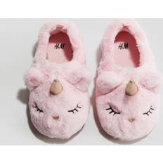 H&M Unicorns Soft Appliquéd Slippers - Light Pink