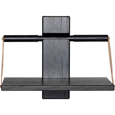 Andersen Furniture Wood Black Wall Shelf 30cm