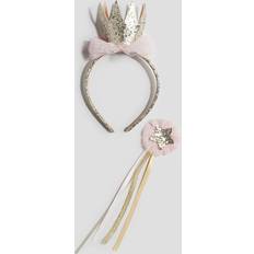 Flicka Guld Maskeradset