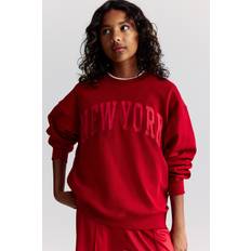 158/164 Sweatshirts Barnkläder H&M New York Sweatshirt Med Tryck - Röd/New York