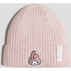 H&M Melody Ribbstickad Mössa Med Motiv - Ljusrosa/My