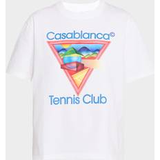 Tennis - Women T-shirts Casablanca Tennis Club Short-Sleeve T-Shirt - White