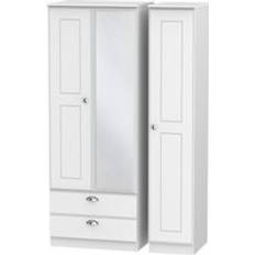 Furniture Ready Assembled 2 U Albert Triple Mirror With Drawers Wardrobe