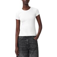 AllSaints Women T-shirts AllSaints Gia Short Sleeve Tee - Chalk White