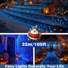 Temu Solar Powered Outdoor String Lights 8 Ljusslinga
