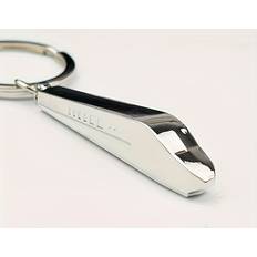 Custom Engraved Alloy Train Key Ring - Laser