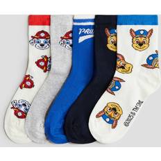 H&M Boys Socks H&M Boys Paw Patrol 5-Pack Patterned Socks - Blue/Paw