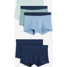 H&M Boys Mint Green Blue 5-Pack Trunks