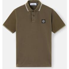 Stone Island Polo Shirts Stone Island 95% Organic Cotton Piqué Polo - Military Green