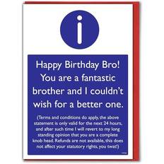 Brainbox Funny Brother Birthday Card