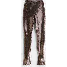 Sequins Tights & Stay-Ups H&M Bronze Sequined Leggings - Ladies