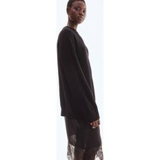 H&M Ladies Oversized Cashmere Jumper - Black