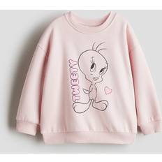 134/140 Sweatshirts H&M Tweety Sweatshirt Med Tryck - Flicka