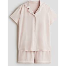158/164 Pyjamasar Barnkläder H&M Flicka Pyjamas - Ljusrosa/Vit