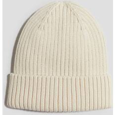 Beige - Drenge Huer H&M Dreng Lys Beige Ribstrikket Beanie