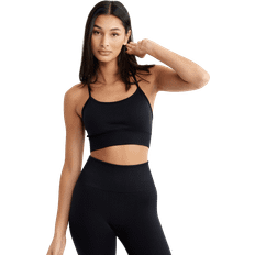 Yoga BH:ar Drop of Mindfulness Signature Seamless Bra Träningsbyxor Handboll - Black