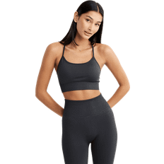 Yoga BH:ar Drop of Mindfulness Signature Seamless Bra Träningsbyxor Handboll - Iron Grey
