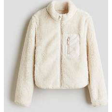Beige Jackor H&M Crèmevit Pilejacka - Flicka