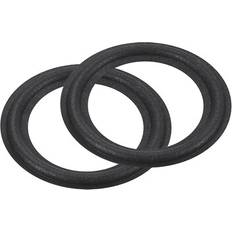 Rubber Speaker Foam Edge Surround Rings 2 Pcs
