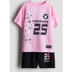 122/128 Övriga sets H&M 2-Delat Fotbollsset - Rosa/Pokémon