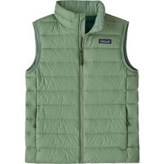 S Västar Patagonia Kid's Down Sweater Vest Ellwood Green