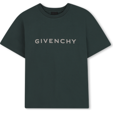 Green T-shirts Givenchy Boys Logo Print T-Shirt - Green
