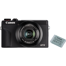 Canon RAW Kompaktkameror Canon PowerShot G7 X Mark III Black Battery Kit