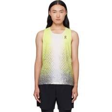 Sequins Tank Tops On Singlet Race Tank Top - Lime