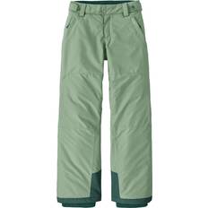 Skiløb Softshell-bukser Børnetøj Patagonia Powder Town Pants Skibukser Børn - Grøn