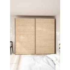 Tvilum Como Skjutdörrsgarderob 2 Dörrar 245x220 cm Garderob