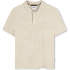 Enfärgade Pikétröjor BOSS Kids Polo Shirt Stretch Cotton Jacquard Pattern