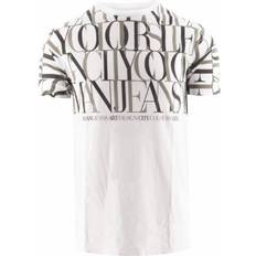 Armani Tops Armani Mens Bianco-White T-shirt