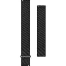 20 mm Klockarmband Garmin Armband 20mm Nylon Svart